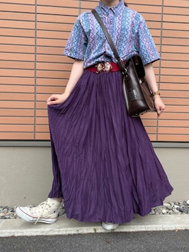 「S/S」｜used.clothing.Flowさん（レディース・150cm）の夏コーディネート