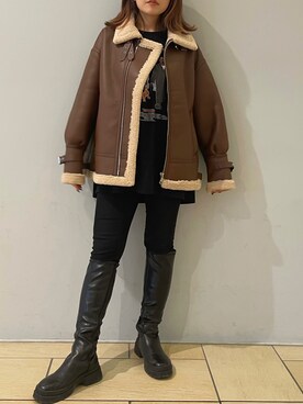 「Acne Studios（アクネストゥディオズ）のアイテム」を使った、五十嵐 あやさん（レディース・159cm）の秋コーディネート