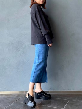 五十嵐 あやさん（レディース・159cm）の秋コーディネート