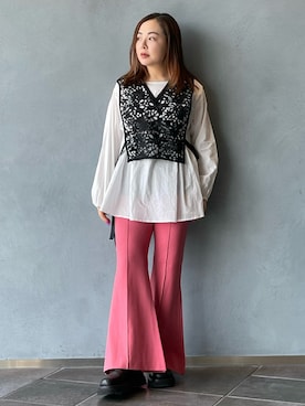 五十嵐 あやさん（レディース・159cm）の春コーディネート