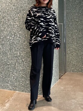 五十嵐 あやさん（レディース・159cm）の秋コーディネート