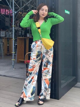 「PRADA」｜五十嵐 あやさん（レディース・159cm）の夏コーディネート