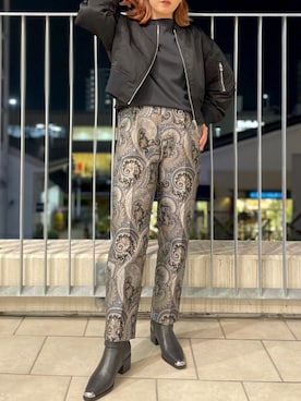 「SENSO（センソ）のアイテム」を使った、五十嵐 あやさん（レディース・159cm）の秋コーディネート