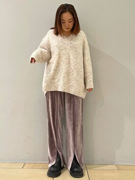 五十嵐 あやさん(レディース・159cm)の冬コーディネート