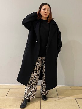 「Lui's（ルイス）のアイテム（その他アウター）」を使った、五十嵐 あやさん（レディース・159cm）の冬コーディネート