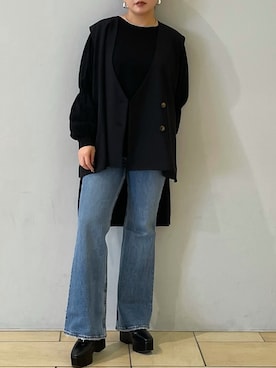 「Preek（プリーク）のアイテム」を使った、五十嵐 あやさん（レディース・159cm）の夏コーディネート