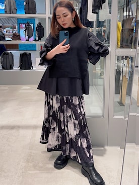 五十嵐 あやさん（レディース・159cm）の冬コーディネート