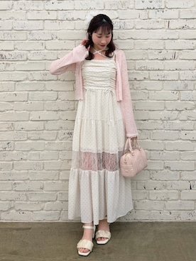 「OLIVE des OLIVE（オリーブデオリーブ）のアイテム」を使った、risa☻さん（レディース・155cm）の春コーディネート