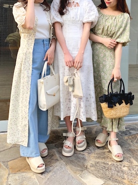 risa☻さん（レディース・155cm）の春コーディネート