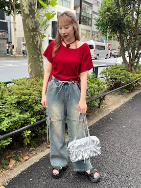 risa☻さん（レディース・155cm）の夏コーディネート