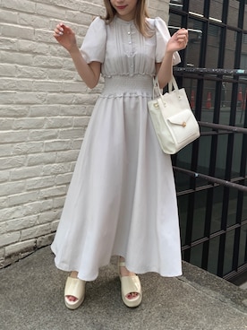 「うしろリボン」｜risa☻さん（レディース・155cm）の春コーディネート