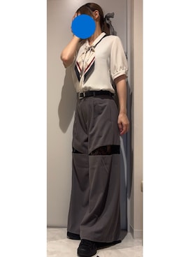 「F i.n.t（フィント）のアイテム（トップス）」を使った、くらげさん（レディース・159cm）の夏コーディネート