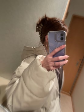 「EGOIST（エゴイスト）のアイテム（ジャケット/アウター）」を使った、hnt さん（レディース・155cm）の冬コーディネート
