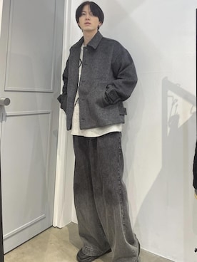 けんしんさん（メンズ・171cm）の冬コーディネート