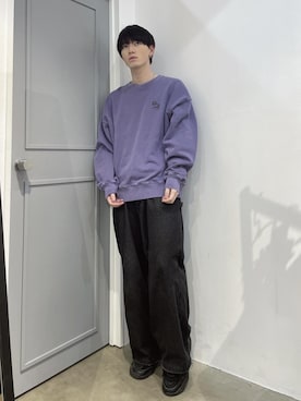 「re_k by JUNRED（レクバイジュンレッド）のアイテム（スウェット）」を使った、けんしんさん（メンズ・171cm）の冬コーディネート