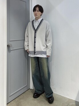 「re_k by JUNRED（レクバイジュンレッド）のアイテム（トップス）」を使った、けんしんさん（メンズ・171cm）の冬コーディネート
