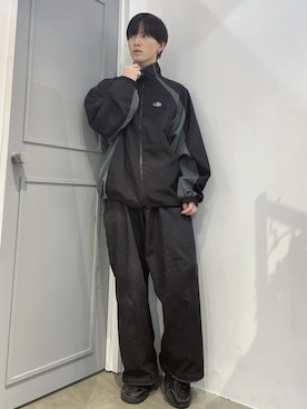 「re_k by JUNRED（レクバイジュンレッド）のアイテム（ナイロンジャケット）」を使った、けんしんさん（メンズ・171cm）の冬コーディネート