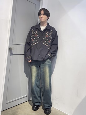 「アイテム（ブルゾン）」を使った、けんしんさん（メンズ・171cm・20代）の春コーディネート