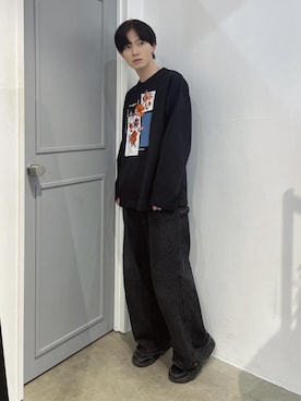 けんしんさん（メンズ・171cm）の冬コーディネート