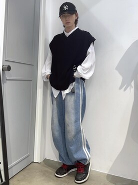 けんしんさん（メンズ・171cm）の秋コーディネート