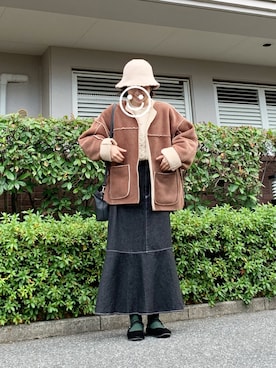 ゆっこさん（レディース・152cm）の冬コーディネート