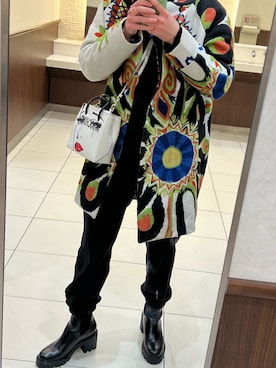 「Desigual（デシグアル）のアイテム（ジャケット/アウター）」を使った、Momoさん（レディース・162cm）の冬コーディネート