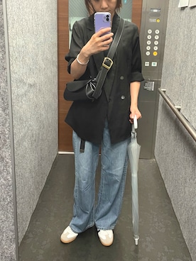 「LOUNGEDRESS（ラウンジドレス）のアイテム（ジャケット/アウター）」を使った、ゆかさん（レディース・163cm）の夏コーディネート