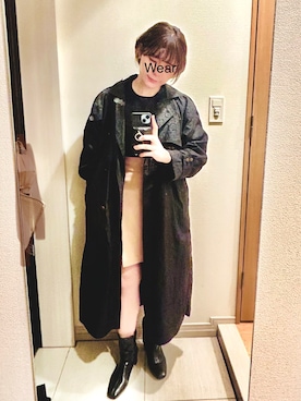 「古着女子」｜「アイテム（ナイロンジャケット）」を使った、mimiさん（レディース・155cm）の秋コーディネート