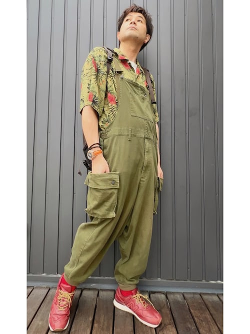 glamb（グラム）の「Nick rib overall / ニックリブ