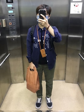 「ADLIB（アドリブ）のアイテム」を使った、Joeyさん（レディース・154cm）の冬コーディネート