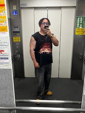 「アイテム（スウェットパンツ）」を使った、K(ai)さん（メンズ・172cm・30代）の夏コーディネート