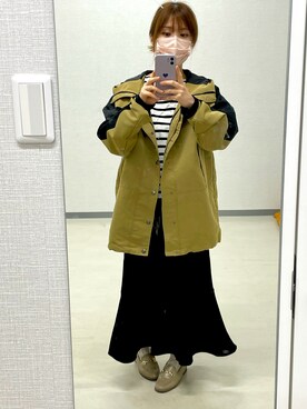 「STARTING OVER」｜「アイテム（マウンテンパーカー）」を使った、tomomi＊さん（レディース・158cm）の春コーディネート