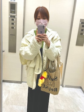 「classicalelf（クラシカルエルフ）のアイテム（その他アウター）」を使った、tomomi＊さん（レディース・158cm）の春コーディネート