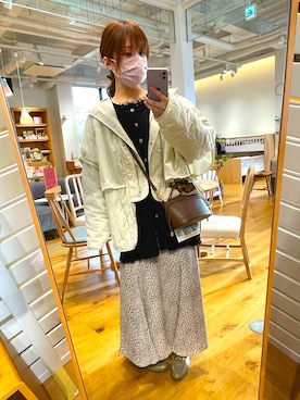 「classicalelf（クラシカルエルフ）のアイテム（その他アウター）」を使った、tomomi＊さん（レディース・158cm）の春コーディネート