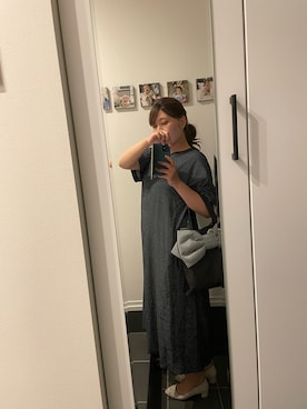 「SHIPS（シップス）のアイテム（ワンピース/ドレス）」を使った、liccaさん（レディース・163cm）の春コーディネート