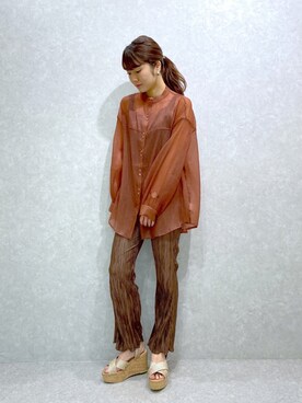 ariさん（レディース・158cm）の夏コーディネート