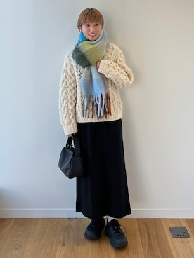 omaさん（レディース・163cm）の冬コーディネート