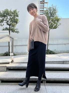 omaさん（レディース・163cm）の冬コーディネート