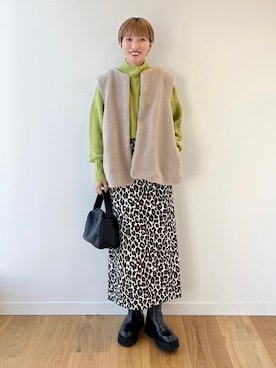 omaさん（レディース・163cm）の冬コーディネート