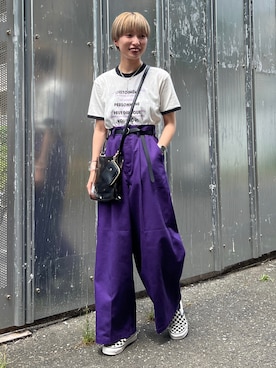 「FUDGEBOYのトラッドスタイル」｜「アイテム（スリッポン）」を使った、omaさん（レディース・163cm）の春コーディネート