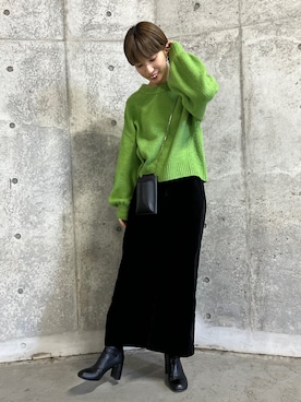 omaさん（レディース・163cm）の冬コーディネート