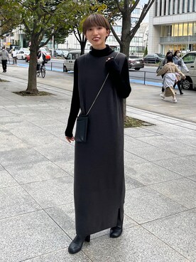 omaさん（レディース・163cm）の冬コーディネート