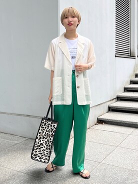 omaさん（レディース・163cm）の夏コーディネート