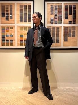 米山（yoneyama）さん（メンズ・172cm）の冬コーディネート