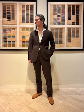 「UNITED ARROWS（ユナイテッドアローズ）のアイテム」を使った、米山（yoneyama）さん（メンズ・172cm）の秋コーディネート