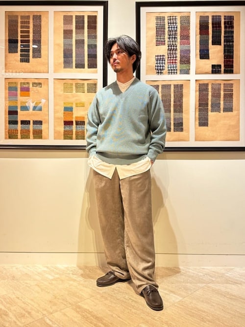 【別注】＜G.H.BASS for District＞ グレインレザー キャンプモックシューズ