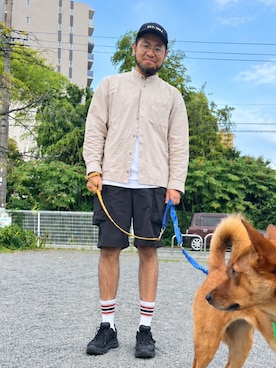 「coca（coca）（コカ）のアイテム」を使った、はんじろーさん（メンズ・175cm）の秋コーディネート