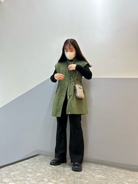 「ベストコーデ」｜「アイテム（ローファー）」を使った、‪ ·͜·さん（レディース・158cm）の春コーディネート