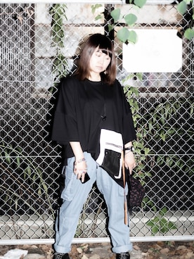 「Chaos（カオス）のアイテム」を使った、marinaさん（レディース・156cm）の春コーディネート