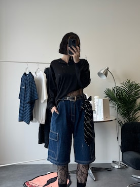 「CIYOT（シヨウト）のアイテム」を使った、まなみさん（レディース・170cm）の夏コーディネート